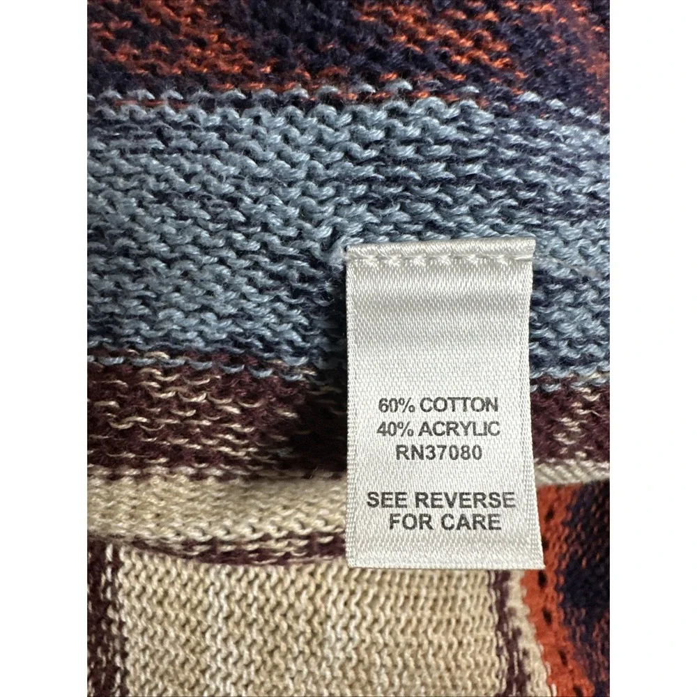 Cato Women's XL Open Front Long Sleeve Sweater Western Country Boho Fringe Soft - Picture 6 of 10